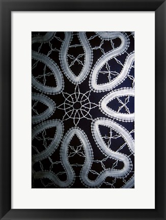 Framed Bruges Belgium Detail Of Hand Made Lace Print