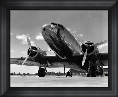 Framed 1940s Domestic Propeller Passenger Print