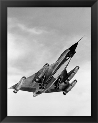 Framed 1960s B-58 Bomber In Ascent Print