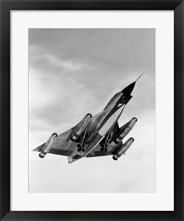 Framed 1960s B-58 Bomber In Ascent Print