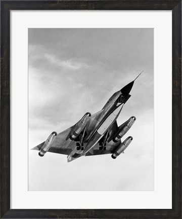 Framed 1960s B-58 Bomber In Ascent Print