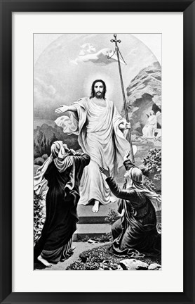 Framed Jesus Christ The Resurrection Easter Print