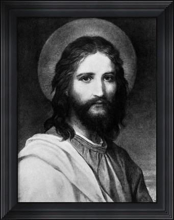 Framed Painting Titled The Christ Portrait Of Jesus Christ Print