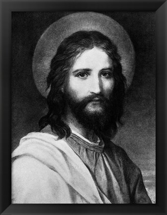 Framed Painting Titled The Christ Portrait Of Jesus Christ Print