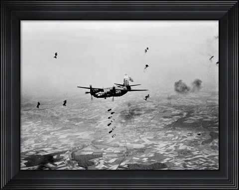 Framed B-26 Martin Marauder Aircraft Print
