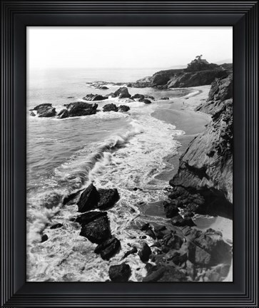 Framed 1910s Circa 1918 Arch Beach Laguna California Usa Print