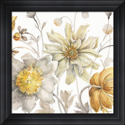 Framed Fields of Gold III Print