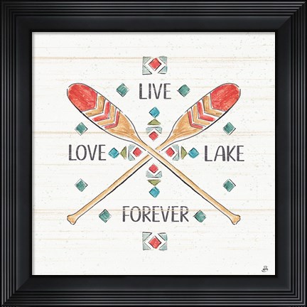 Framed Lake Moments VI Print