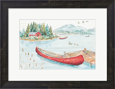 Framed Lake Moments II Print
