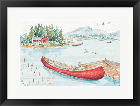 Framed Lake Moments II Print