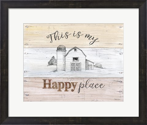 Framed Farmhouse III Print