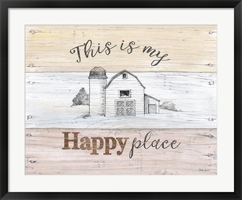 Framed Farmhouse III Print