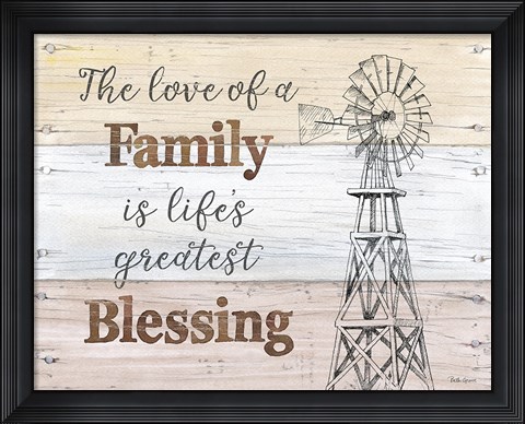 Framed Farmhouse IV Print