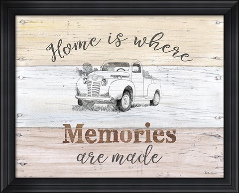 Framed Farmhouse II Print