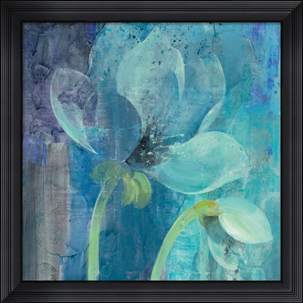 Framed Moonlight Garden Print