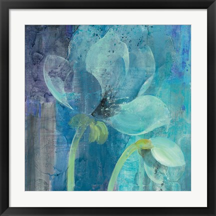 Framed Moonlight Garden Print