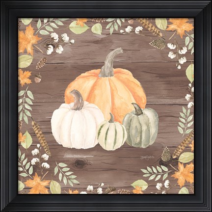 Framed Autumn Offering II Dark Print