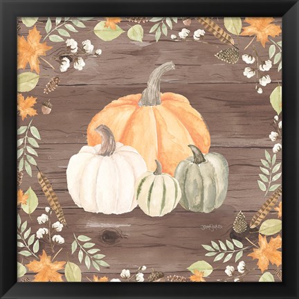 Framed Autumn Offering II Dark Print