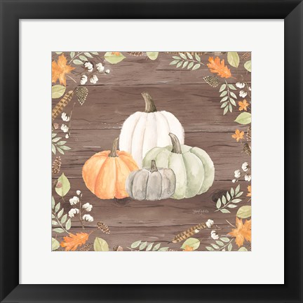 Framed Autumn Offering I Dark Print