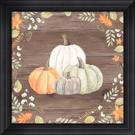 Framed Autumn Offering I Dark Print