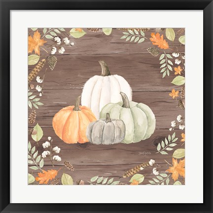 Framed Autumn Offering I Dark Print