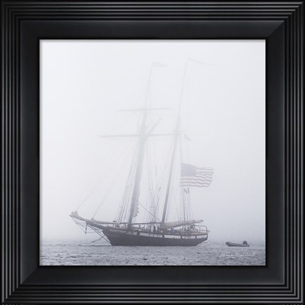 Framed Through the Mist Print