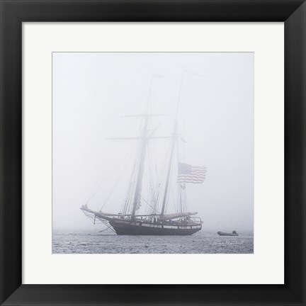 Framed Through the Mist Print