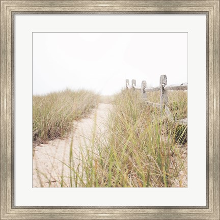 Framed To the Beach Print