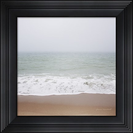 Framed Walk on the Beach Print