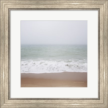Framed Walk on the Beach Print