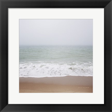 Framed Walk on the Beach Print