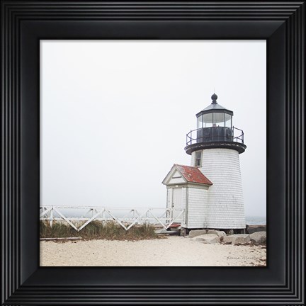 Framed Brant Point Light Print