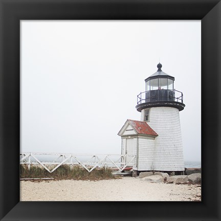 Framed Brant Point Light Print