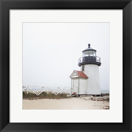 Framed Brant Point Light Print