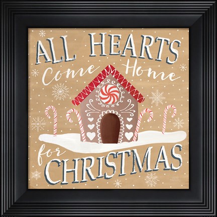 Framed Christmas Cheer VII Print