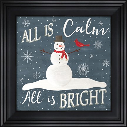 Framed Christmas Cheer IV Print
