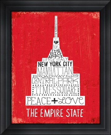 Framed Iconic NYC IV Print