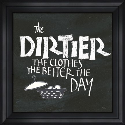 Framed Laundry Room IV Print