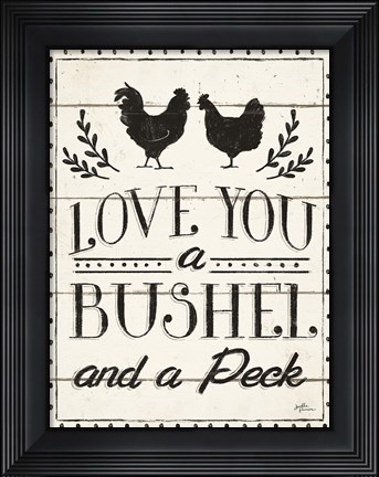 Framed Country Thoughts V v2 Print