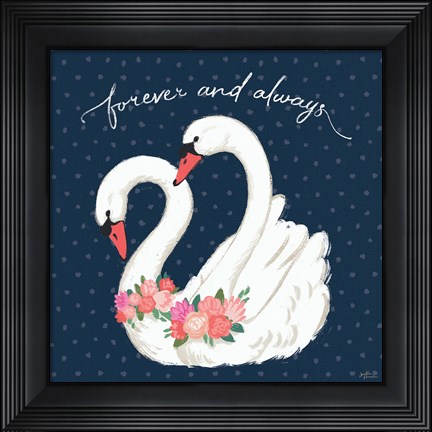 Framed Swan Lake VI Print