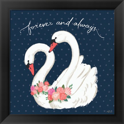 Framed Swan Lake VI Print