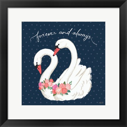 Framed Swan Lake VI Print