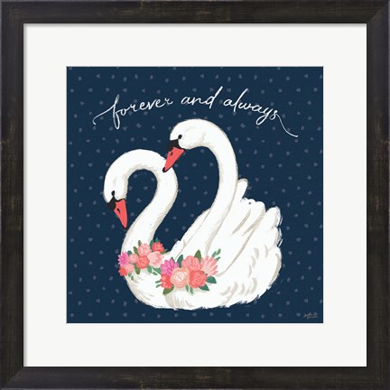 Framed Swan Lake VI Print