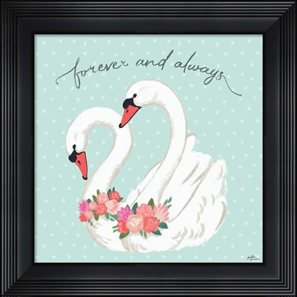 Framed Swan Lake VI Mint Print