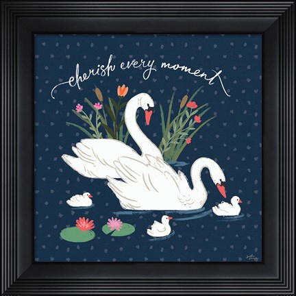 Framed Swan Lake IV Print
