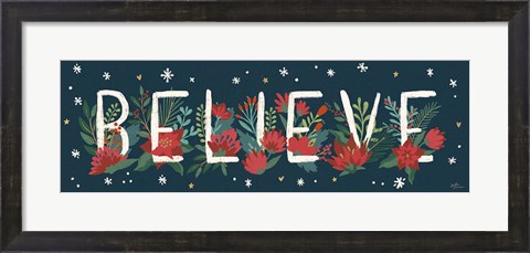 Framed Christmas Bloom VIII Print