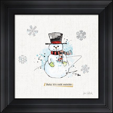 Framed Thoughtfully Frozen II Print