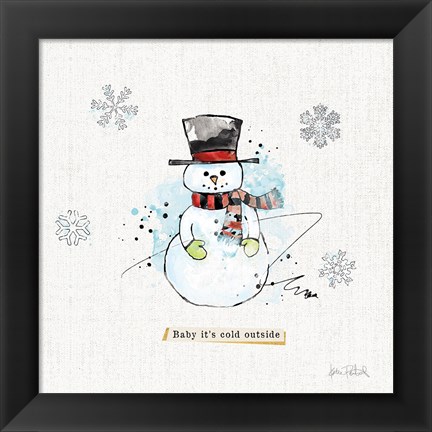 Framed Thoughtfully Frozen II Print