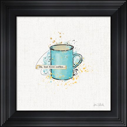 Framed Thoughtful Perk II Print