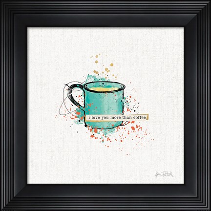 Framed Thoughtful Perk III Print